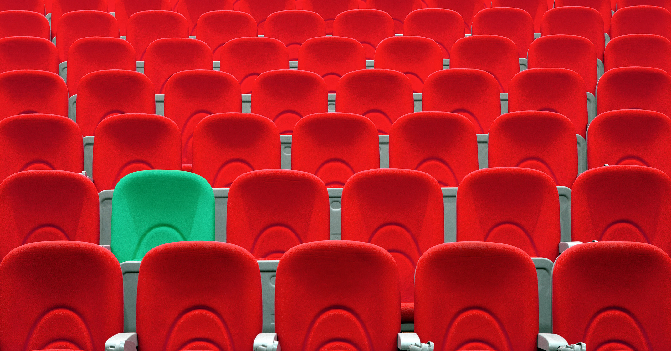 Auditorium with one exclusive seat