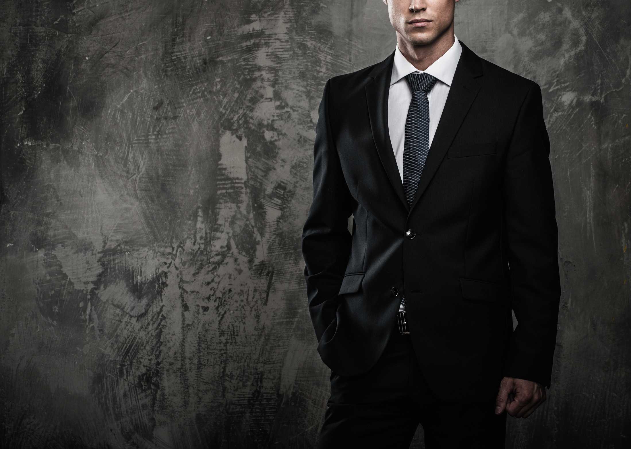 Man in Black Suit
